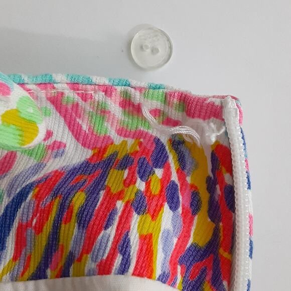 Lilly Pulitzer January Skort Roar of the Seas Coral Ocean Womens 8 Pickleball - Picture 11 of 15